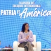 Relaci&oacute;n entre Venezuela y EE.UU. est&aacute;n en el &laquo;camino correcto&raquo;, dice Delcy Rodr&iacute;guez