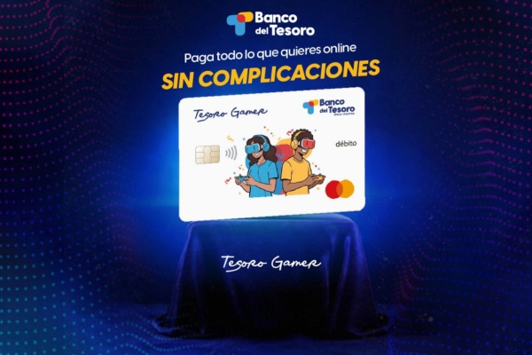 Banco del Tesoro sube de nivel con la nueva Master Debit Gamers