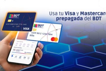 Usa tu Visa y Mastercard prepagada del BDT