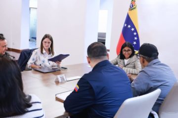 Delcy Rodr&iacute;guez eval&uacute;a avances en planes de estabilizaci&oacute;n y modernizaci&oacute;n del Sistema El&eacute;ctrico Nacional