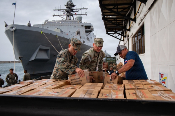 Comando Sur de EEUU concluye su despliegue humanitario en terreno por terremotos en Venezuela