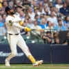 Jackson Chourio se puso a valer en este mes de agosto con Cerveceros de Milwaukee