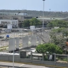 Avanza instalaci&oacute;n de carpas met&aacute;licas como terminales temporales en Aeropuerto de Maiquet&iacute;a