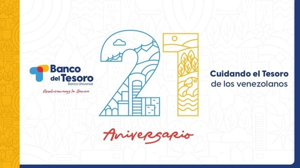 Banco del Tesoro celebra 21a&ntilde;os de innovaci&oacute;n tecnol&oacute;gica y compromiso con los venezolanos