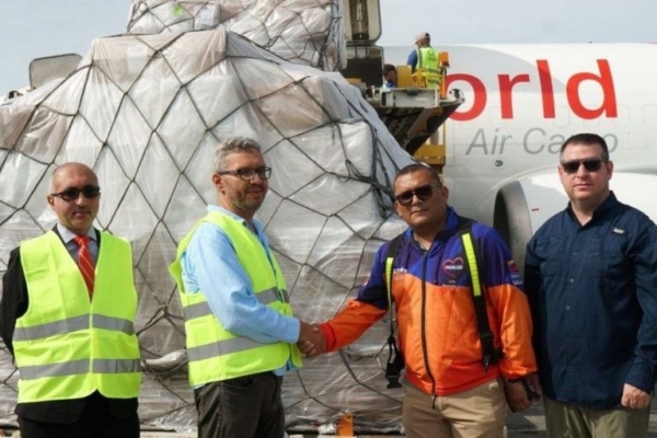 Venezuela recibe cinco toneladas de medicinas enviadas por Egipto como ayuda humanitaria