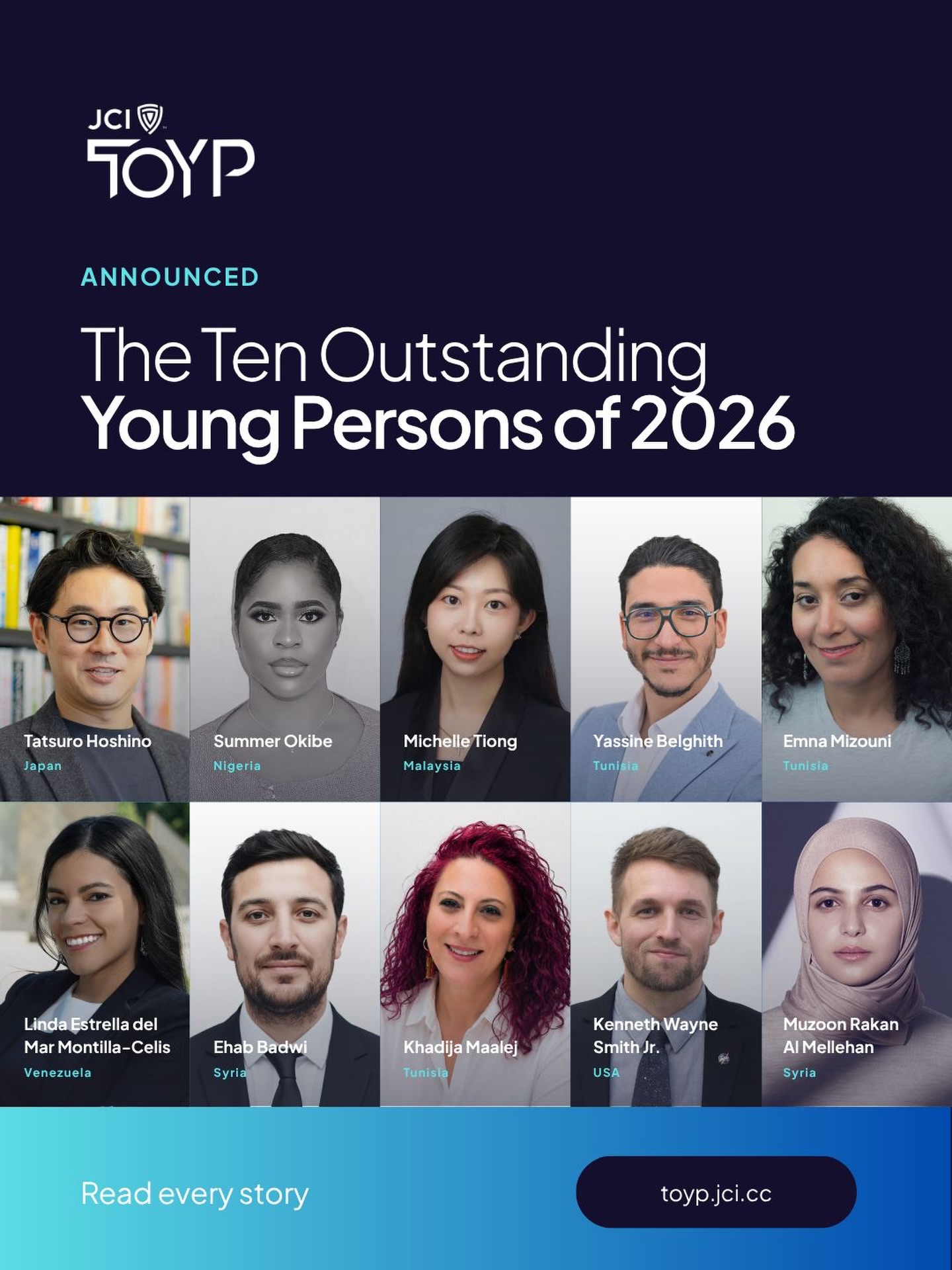 Venezolana Linda Montilla-Celis es elegida entre los 10 Jóvenes Más Sobresalientes del Mundo 2026
