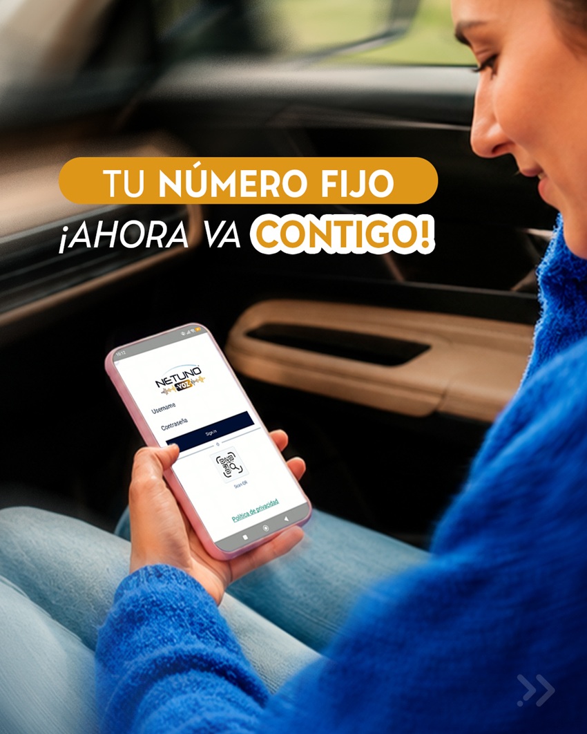 NetUno Voz, tu número fijo ahora se mueve contigo