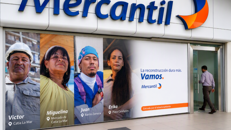Mercantil pone nuevamente en servicio su oficina de Maiquet&iacute;a