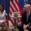 Donald Trump y Delcy Rodr&iacute;guez se reunieron a puerta cerrada en un in&eacute;dito acercamiento