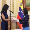 Delcy Rodr&iacute;guez y Directora Regional del PNUD eval&uacute;an acciones para fortalecer cooperaci&oacute;n con Venezuela