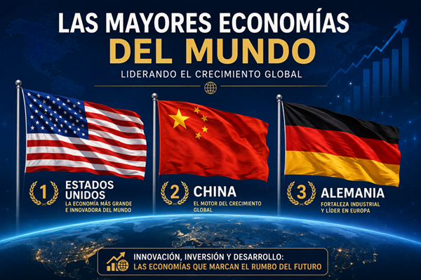 Uno solo es de Latinoam&eacute;rica: Conozca los 10 pa&iacute;ses con las mayores econom&iacute;as del mundo hacia 2030