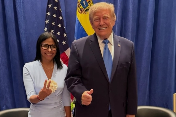 &laquo;Reuni&oacute;n hist&oacute;rica&raquo;: Rodr&iacute;guez y Trump hablaron sobre la cooperaci&oacute;n en &aacute;reas estrat&eacute;gicas