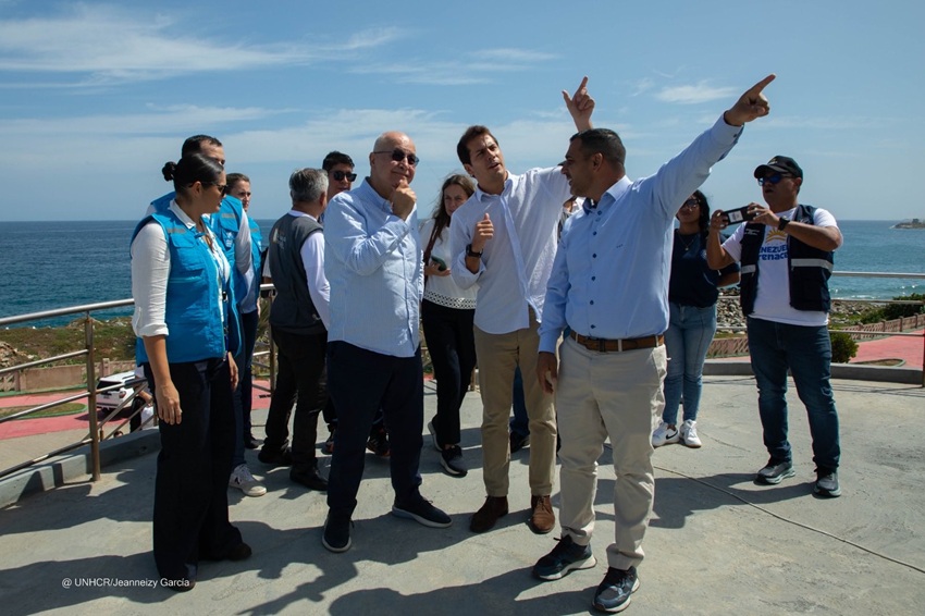 Alto Comisionado de ACNUR visitó La Guaira: Ve capacidad y determinación para la reconstrucción en Venezuela