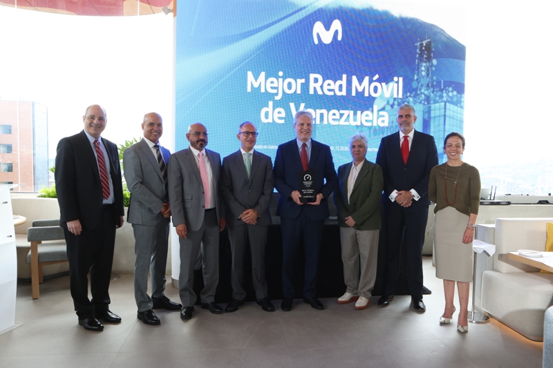 Ookla® entrega a Movistar el premio Mejor Red Móvil de Venezuela*