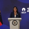 Delcy Rodr&iacute;guez: Venezuela quiere &laquo;ser una potencia gas&iacute;fera productora para el consumo nacional y para la exportaci&oacute;n&raquo;