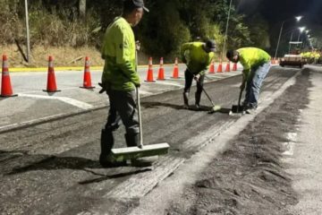 #Dato: Cierran los accesos al Distribuidor Sebuc&aacute;n por labores de demarcaci&oacute;n vial (+detalles)