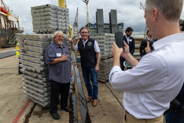 &laquo;Es crucial para nuestra econom&iacute;a industrial&raquo;: Llegaron a EEUU las 15.000 toneladas de aluminio enviadas desde Venezuela