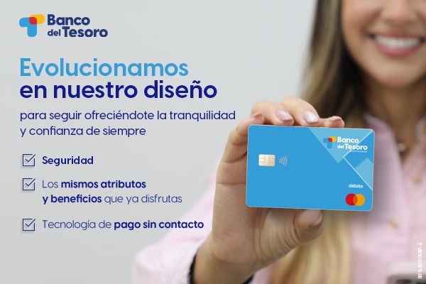 Banco del Tesoro presenta nueva imagen en su tarjeta Master Debit