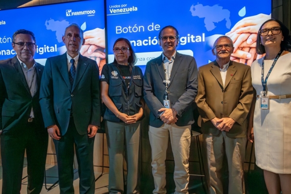 Farmatodo recauda m&aacute;s de US$ 420.000 en la campa&ntilde;a &laquo;Unidos por Venezuela&raquo; a trav&eacute;s de su Bot&oacute;n de Donaciones