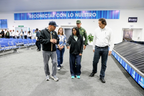 Inauguraron el Terminal Temporal de Desembarque Nacional en el Aeropuerto Internacional de Maiquet&iacute;a