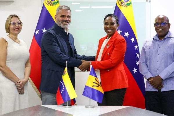 Venezuela y Barbados fortalecen alianza estrat&eacute;gica para la seguridad alimentaria