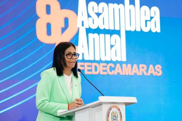 Delcy Rodr&iacute;guez anuncia reforma tributaria en Venezuela: &laquo;Va a ocurrir este a&ntilde;o&raquo;